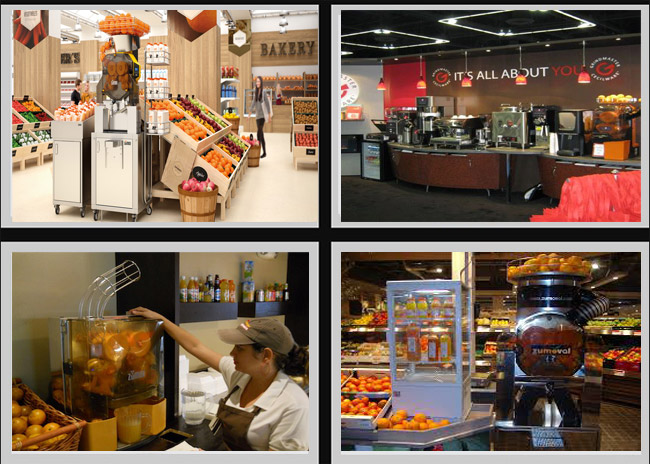 Large Stainless Steel Pomegranate Orange Juicer Machine , Bar Auto Orange Press Juicers