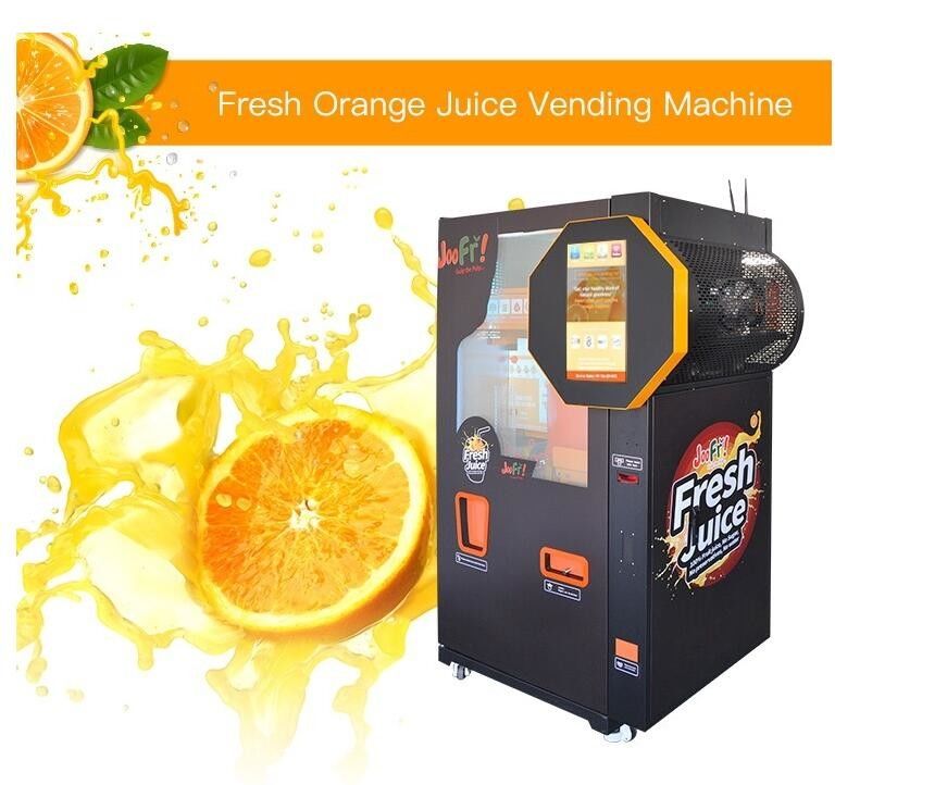 Self Service Orange Juice Vending Machine , Orange Fresh Vending Machine