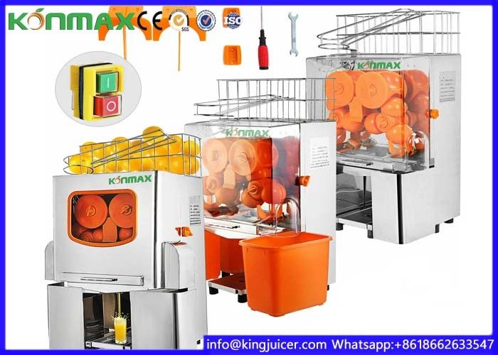 120W 80mm Orange Juice Machine Automatic With Auto Feed Hopp