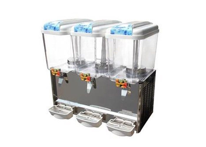 Triple Tank Commercial Automatic Beverage Dispenser Fruit Juice