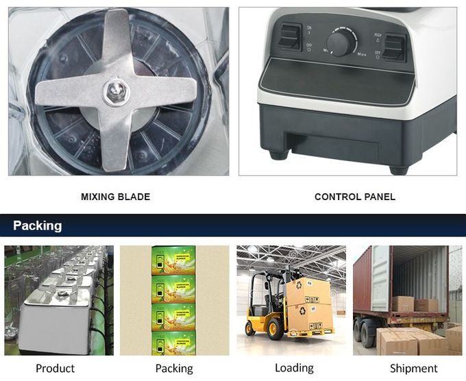 Smoothie / Fruit Juice Commercial Blender Machine Ice Crusher Machine 1000W