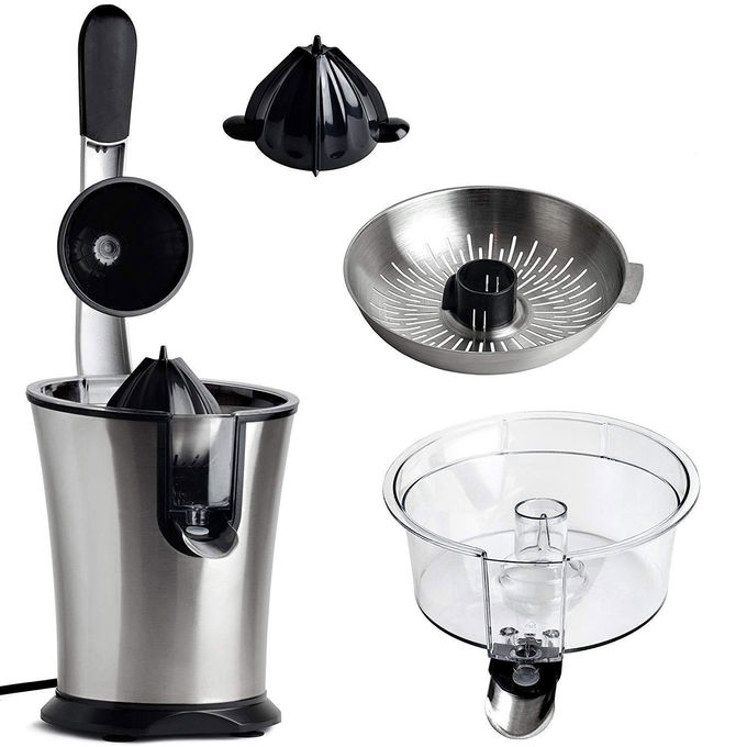 Compact 85W Electric Orange Juicer With Soft Grip Handle And Anti Drip