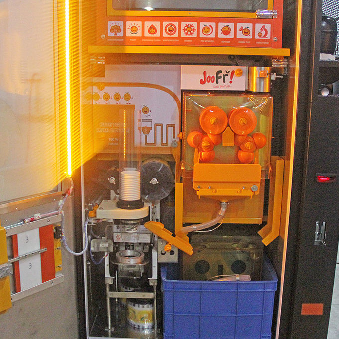 Automatic Commercial Fresh Fruit Orange Juice Vending Machine With Nfc