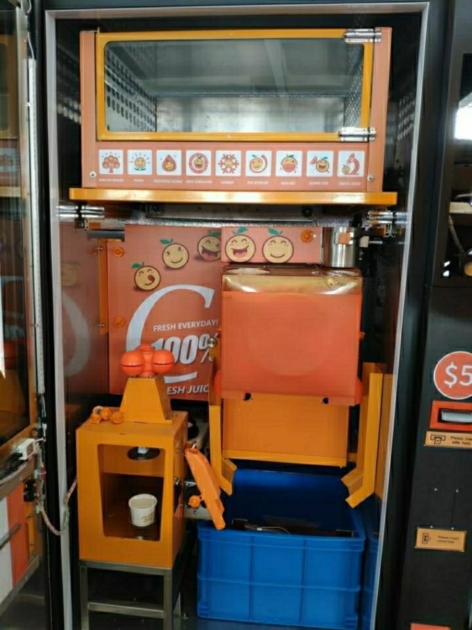 Saudi Arabia fresh orange juice vending machine With Ozone