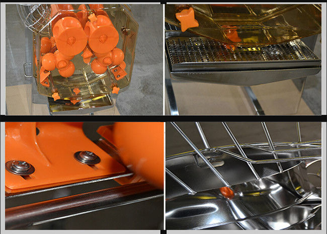 Stainless Steel Orange Juicer Machine High Efficiency 110V / 220V