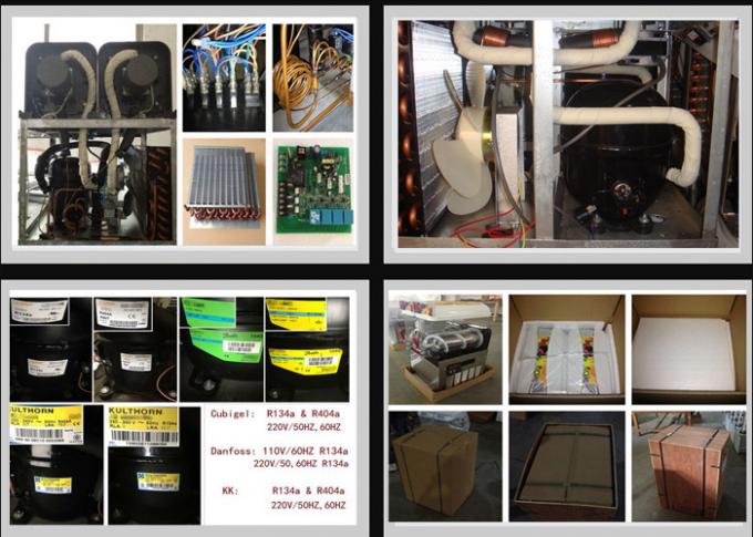 машина слякоти льда нержавеющей стали 15L*3 500W с 3 танками для напитка