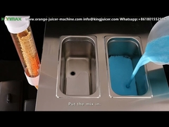 Dual System Ice Cream Making Machine Low Noise Auto Cleaning