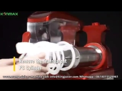 Rotary Ice Drink Slush Machine 2 Bowls With LED Light