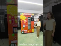 mobile payment orange juice vending machine