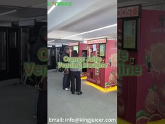 Konmax fresh squeezed orange juice vending machine