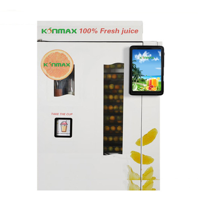 Auto Fresh Orange Cold Pressed Juice Vending Machine With Display Screen