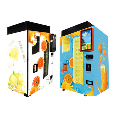 Big Capacity Squeezed Orange Fresh Juice Vending Machine Intelligent Process