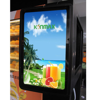 Note Payment Orange Juice Vending Machine With Cooling System