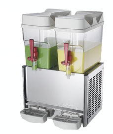 Double Tanks 18 L Commercial Cold Juice Dispenser With Mixing Pole