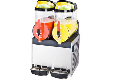 10L×2 Large Capacity Commercial Slush Machine For Beverage Juice Drinks , 110V - 115V