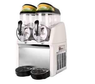 10 Liter Ice Slush Machine , Slushy Maker Machine With Aspera Compressor And 2 Bowls