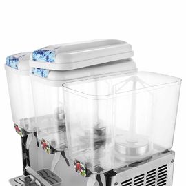 Commercial Stainless Steel Body Fruit Juice Dispenser With Pump Spraying System