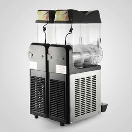 Dual Bowl Margarita Slush Frozen Drink Machine Air Cooling Auto Control CE