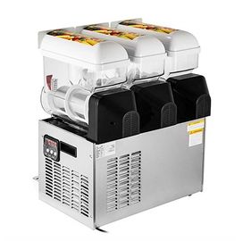 Professional Commercial 3 Flavor Frozen Slush Machine 220v 360 Degree Wrap Around CE