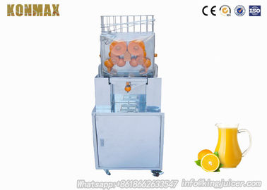 Orange Juice Processing Machine / Fruit Juice Extractor For Supermarket