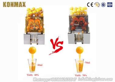 90W Automatic Commercial Orange Juicer Machine 4 Glasses - 7 Glasses Per Minutes
