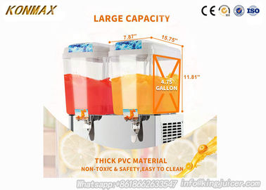 Dual Tank  Cold And Heat With Light Juice Machine With CE