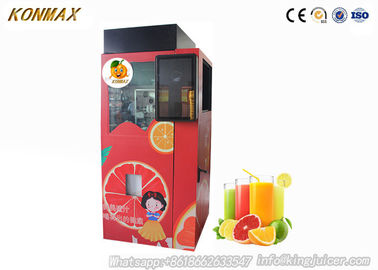 Full Automatic 100% Pure Orange Vending Machine With LCD For Supermarket