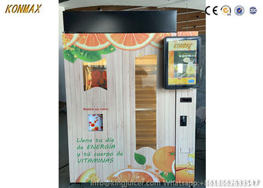 Auto Coin Operated Freshly Squeezed Orange Juice Vending Machine Refrigeration System