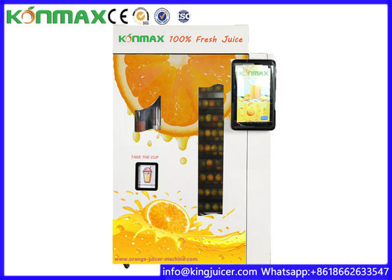 Coin And Note Payment Automatic Orange Juice Vending Machine With Cooling System