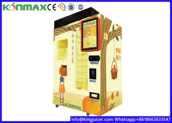 Auto Industrial Fresh Orange Juice Vending Machine With Ozone Sterilazation