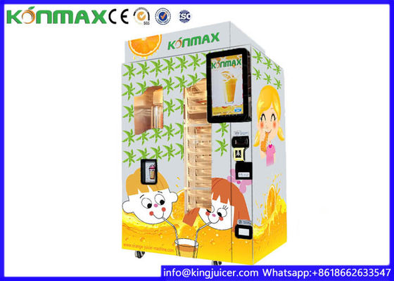 Wifi Control System Orange Juice Vending Machine Business Apple Pay Credit Card Payment