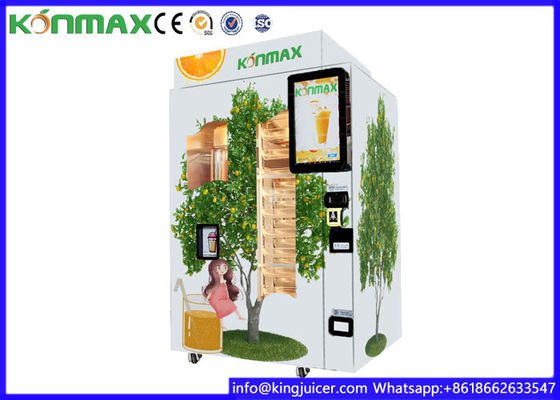 Ozone Sterilazation Fruit Juice Vending Machine , Juice Vending Machine
