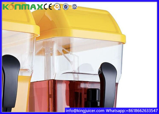 Beverage Double Bowl Fruit Juice Dispenser With Different Flavors 18 Liter