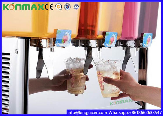 Cold And Hot Juice Mixer Machine Fruit Cold Drink Dispenser With Pump Spraying System