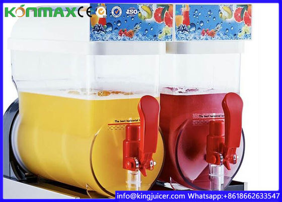 Supermarket 600w Ice Slush Machine Van / Frozen Juice Machine With Aspera Compressor