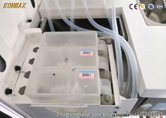 24H 1.5kw Soft Ice Cream Vending Machine LCD Touch Screen