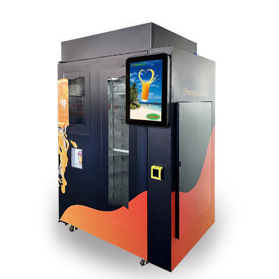 Professional Coin Operated Fruit Juice Vending Machine Refrigeration System