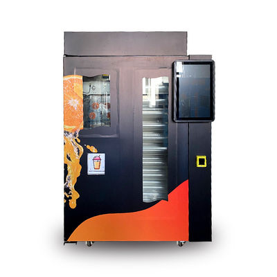 Electric Freshly Squeezed Orange Juice Vending Machine With LED Display Screen