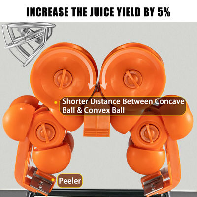 Floor Orange Juice Machine Automatic Stainless Steel Housing Material CE Certification