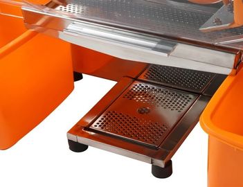 90W Automatic Commercial Orange Juicer Machine 4 Glasses - 7 Glasses Per Minutes