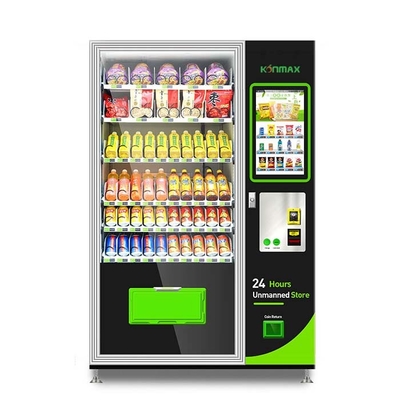Coin Operated Mechanical Snacks And Drinks Vending Machine with Lift System