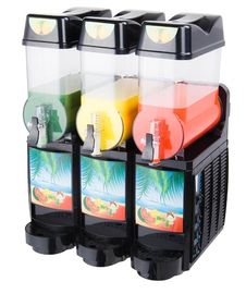 3 Flavor Commercial Ice Slush Machine 800w For Hotel 12L X 3