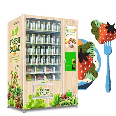 belt conveyor lift refrigerated beer combo vending machine dispenser machine for fruit salad