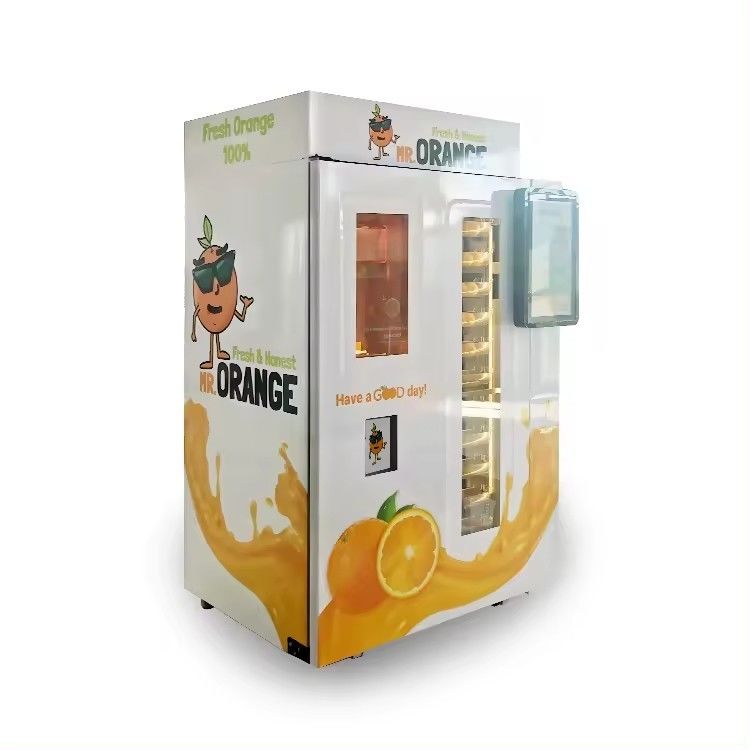 Orange Juice Vending Machine With 12 Classic Design Coin Bill