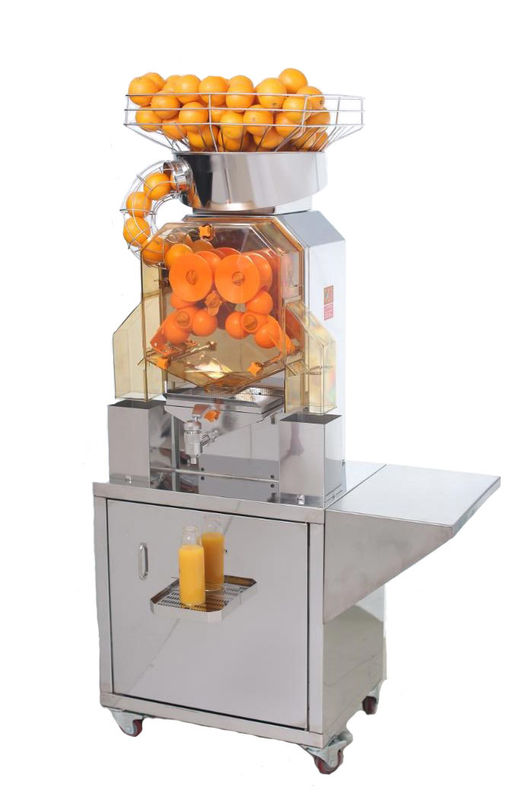 High Output Industrial Orange Juice Extractor With Automatic Feeder For Restaurant