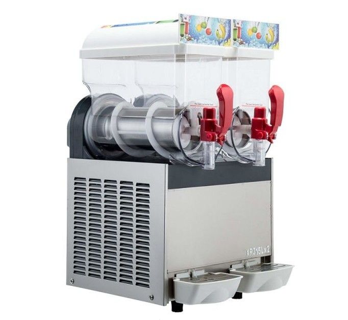 300W 15L×2 Ice Slush Machine With Double Tank For Making Beverage , 110V - 115V