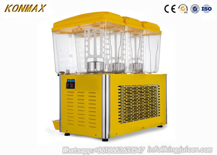 commercial refrigerated juice dispenser for snack food store  with led light