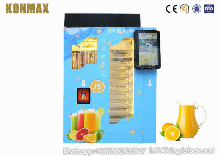 Self - Service Orange Juice Vending Machine , Orange Fresh Vending Machine