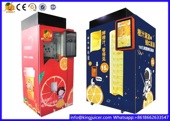 Saudi Arabia Market Mini Size Orange Vending Machine 304 Stainless Steel