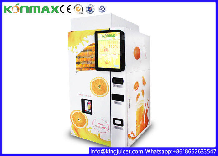 CE Commercial Auto Orange Fresh Vending Machine , Fresh Fruit Juice